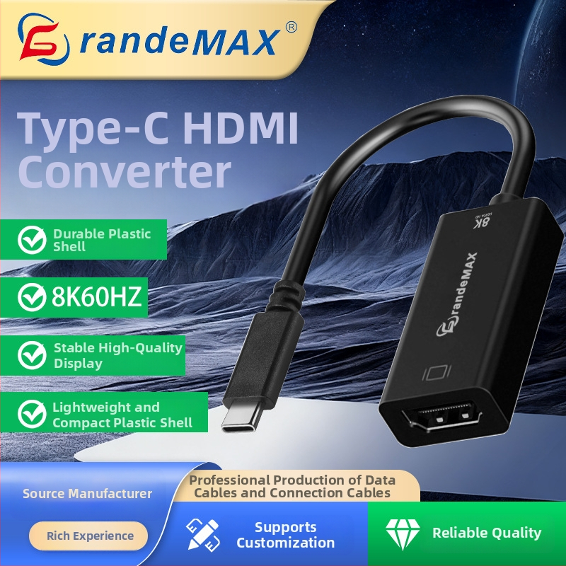 Capture kartica, Type-C na HDMI 2.1, 8K60Hz, HDMI sučelje, čip GLD-096-PL, kabel duljine 0,1 m