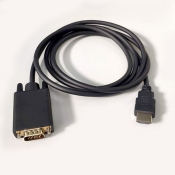 HDMI–VGA adapter kabel, duljina 1.8 m, čip 5210, podrška 1080P, bakreno jezgro