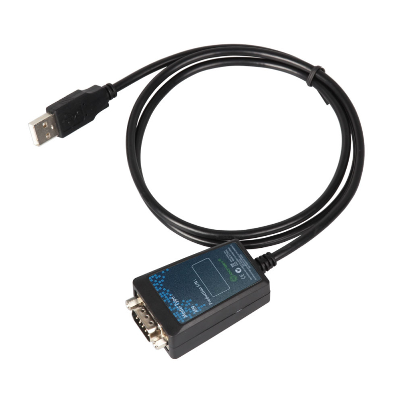 USB na RS232 adaptér kábel, DB9 konektor, FTDI čip, IO-USB2310-01 model, pre POS terminály, dochádzkové zariadenia a tlačiarne