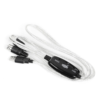 MIDI na USB adapter kabel za elektroničku klavijaturu i udaraljke - USB 2.0, brzina prijenosa 2.0, bakreno jezgro