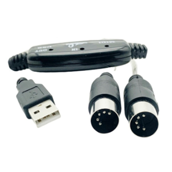MIDI na USB adapter kabel za elektroničku klavijaturu i udaraljke - USB 2.0, brzina prijenosa 2.0, bakreno jezgro