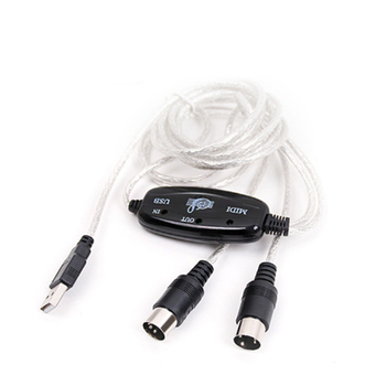 MIDI na USB adapter kabel za elektroničku klavijaturu i udaraljke - USB 2.0, brzina prijenosa 2.0, bakreno jezgro