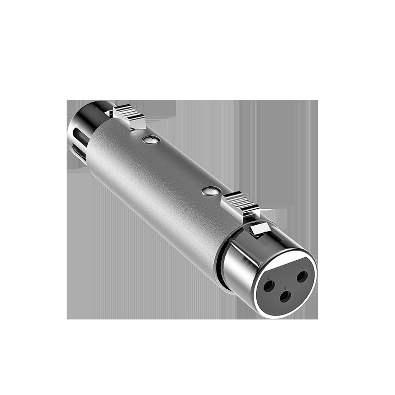 XLR samica-samica adapter za mikrofon, 3-pinska, EMK KN F/F, podrijetlo Huizhou, tip adaptér, izlazak 2024