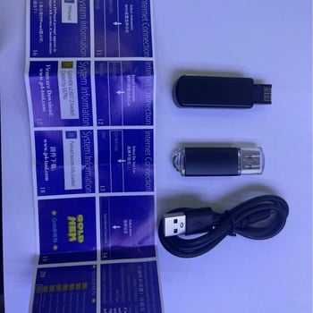 PS4 USB 2.0 adapter kabel, 30 cm, bakreno jezgro, jedan kraj