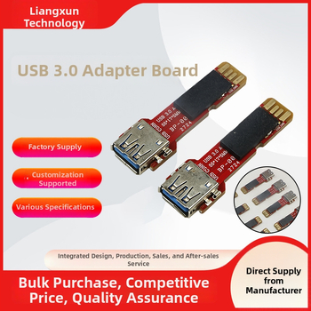 USB 3.0 adaptérna doska pre testovanie základnej dosky – USB 3.0 rozhranie, dĺžka 55 mm, meďové jadro, jednohlavý konektor