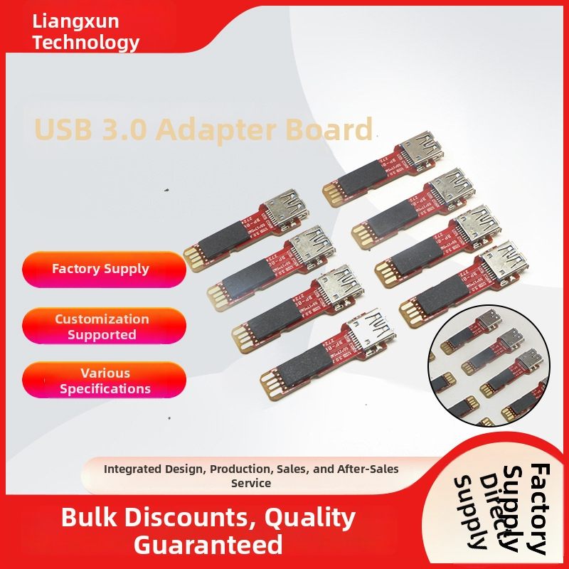 USB 3.0 adaptérna doska pre testovanie základnej dosky – USB 3.0 rozhranie, dĺžka 55 mm, meďové jadro, jednohlavý konektor
