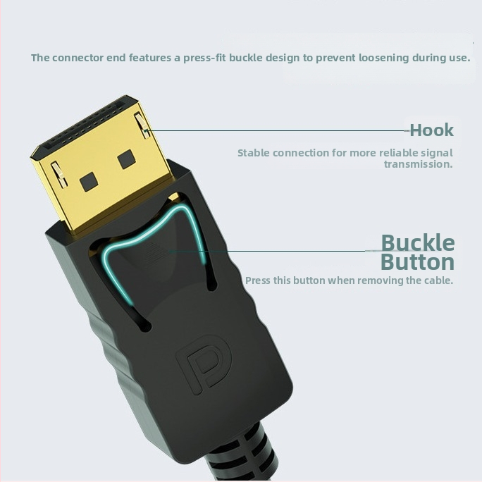 Kábel DisplayPort na HDMI, adaptér kábel, HDMI rozhranie, 4K podpora, meďové jadro