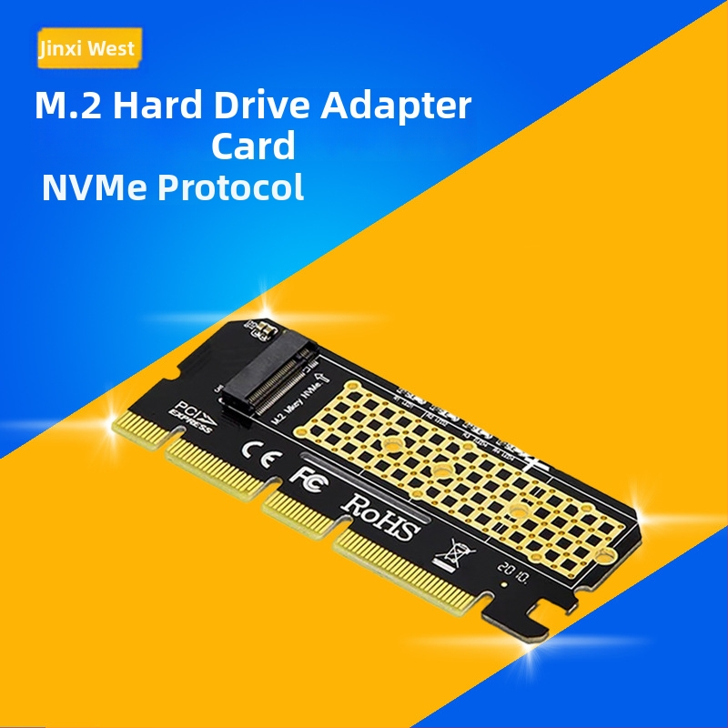 M.2 NVMe PCIe 3.0 x4 adaptera karte, M-Key, PCIe barošanas padeve, 6 Gbps