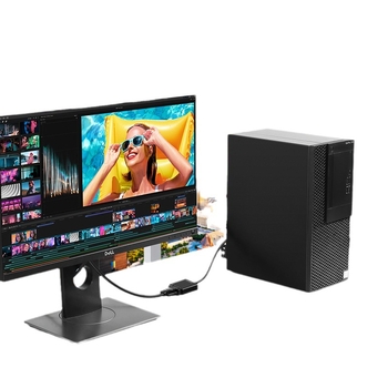 DP na VGA adapter kabel, DP sučelje, 1,8 m, bakreno jezgro, 5G brzina, čip 2166