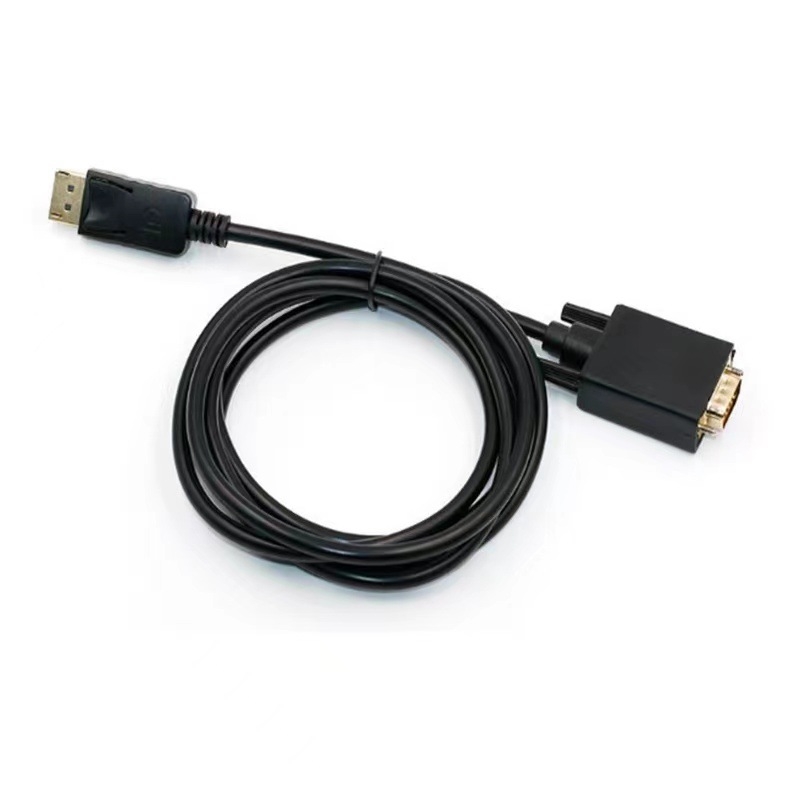DP na VGA adapter kabel, DP sučelje, 1,8 m, bakreno jezgro, 5G brzina, čip 2166