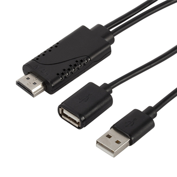 Καλώδιο Type-C σε HDMI για προβολή στην ίδια οθόνη σε Android και iOS tablets, 2-σε-1 HD αντάπτορας, χαλκού πυρήνας, διαχωριστής 1 προς 3