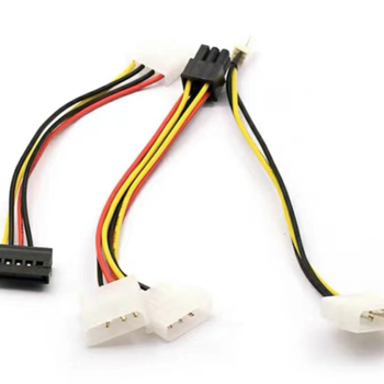 Napajanje adapter kabel: SATA 6P na IDE 4-pin, 1-na-3 podjela, bakreno jezgro