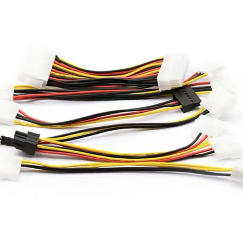 Napajanje adapter kabel: SATA 6P na IDE 4-pin, 1-na-3 podjela, bakreno jezgro