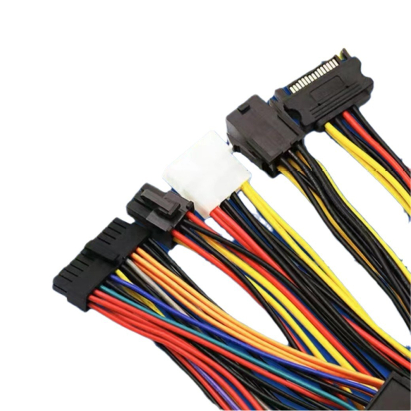 Napajanje adapter kabel: SATA 6P na IDE 4-pin, 1-na-3 podjela, bakreno jezgro