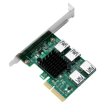 PCIe x4 adapter kartica za vanjsku grafičku karticu, proširenje 1x na 4x, bakreno jezgro