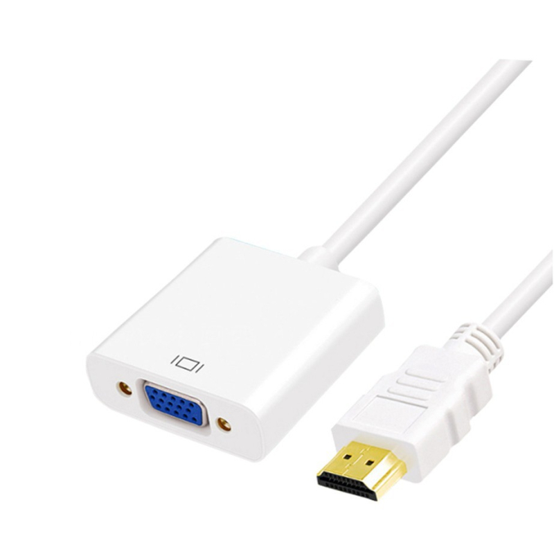 HDMI na VGA adapter kabel s audio i napajanjem, podržava 1080P, bakreno jezgro