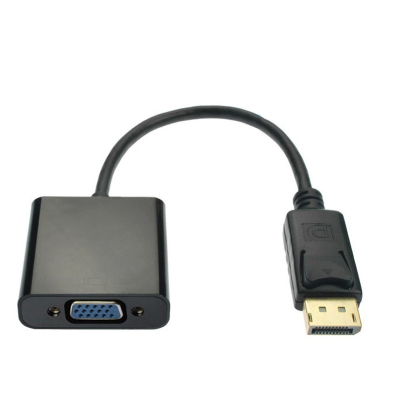 DP to VGA adapter kabel - 1080P video konverzija, bakreno jezgro, VGA sučelje (jedan konektor)