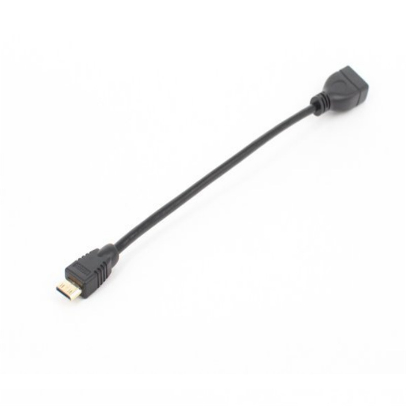HDMI ženski na mini HDMI muški adapter kabel, patch kabel, bakreno jezgro, 5 Gbps
