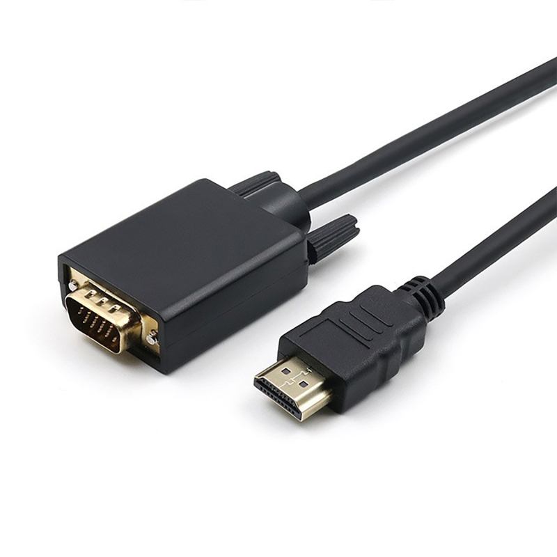 HDMI na VGA adaptér kábel s vysokokvalitným čipom – CCS-24, VGA rozhranie, 100 MB/s, dĺžka 1m/1.8m/3m