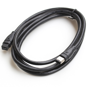 Adaptér FireWire 1394 kábel, 9-pin na 6-pin, prenosová rýchlosť 800, 1394B, meďové jadro, USB 2.0 rozhranie