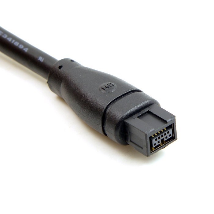 Adaptér FireWire 1394 kábel, 9-pin na 6-pin, prenosová rýchlosť 800, 1394B, meďové jadro, USB 2.0 rozhranie