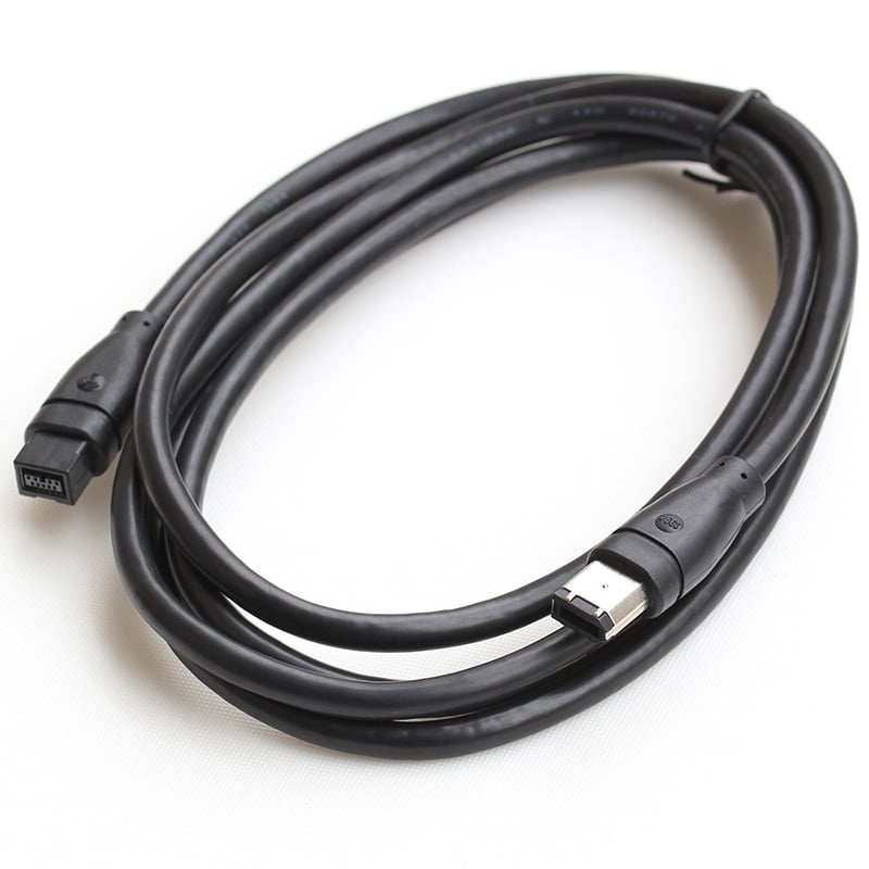 Adaptér FireWire 1394 kábel, 9-pin na 6-pin, prenosová rýchlosť 800, 1394B, meďové jadro, USB 2.0 rozhranie