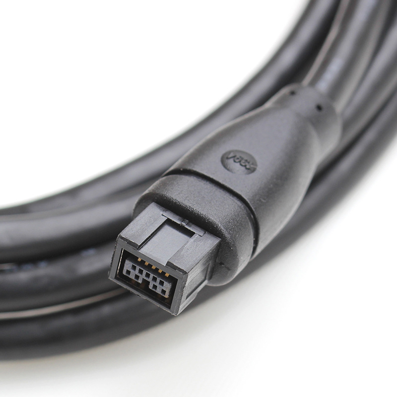 Adaptér FireWire 1394 kábel, 9-pin na 6-pin, prenosová rýchlosť 800, 1394B, meďové jadro, USB 2.0 rozhranie