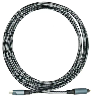 XZT Αλουμινένιο κράμα Type-C αρσενικό προς Toslink προσαρμογέας for USB-C συσκευές, SPDIF ψηφιακή έξοδος ήχου, πυρήνας χαλκού, 20 Gbps