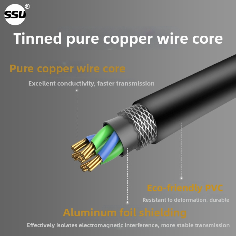 USB 3.0 adaptér kábel pre základnú dosku: 19/20PIN na USB3.0, štyri porty bezel, model 20P-U3AF4D-0.6MBB