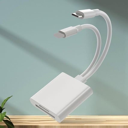 Hxy-275 Type-C čitač memorijskih kartica SD/TF, USB 2.0, 480 Mbps, Apple-kompatibilan, 2-u-1