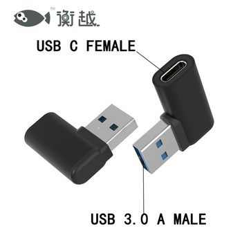 Adaptor Type-C femelă la USB masculin, USB 3.0, transfer de date 500 Mbps, HYZ587, OEM disponibil