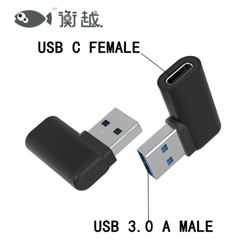 Adaptor Type-C femelă la USB masculin, USB 3.0, transfer de date 500 Mbps, HYZ587, OEM disponibil