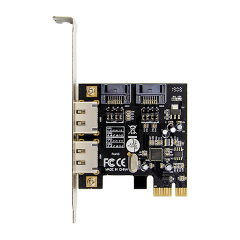 PCIe na SATA III adapter kartica s ASM1061 kontrolerom, model EZA1061, od E Universe