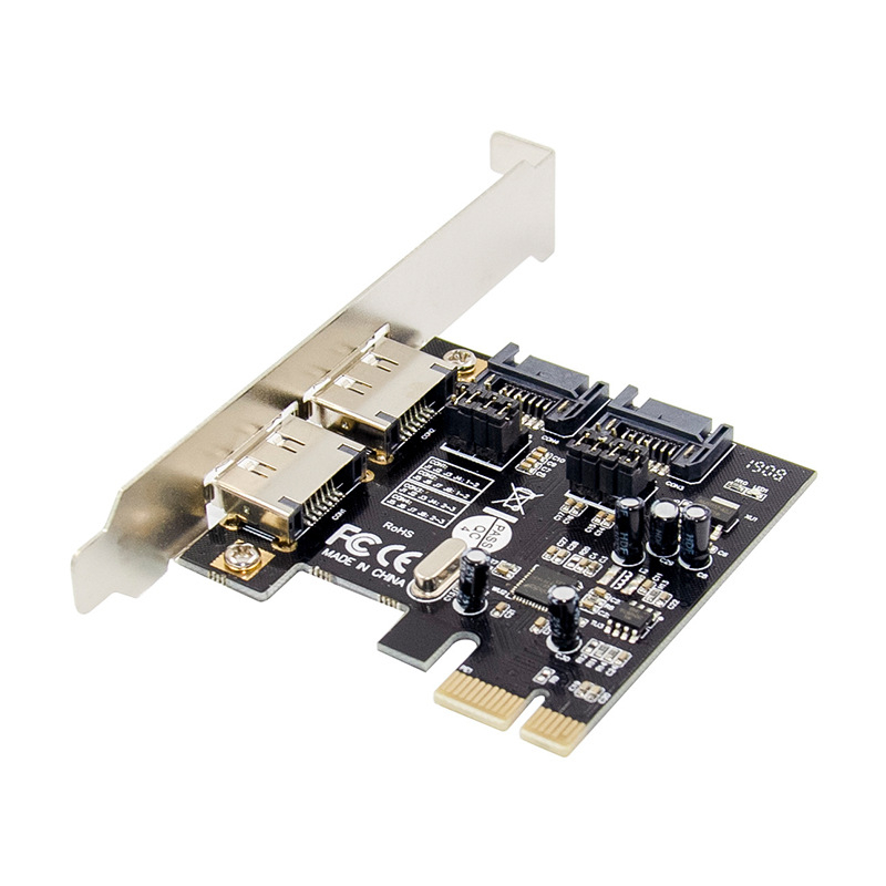 PCIe na SATA III adapter kartica s ASM1061 kontrolerom, model EZA1061, od E Universe