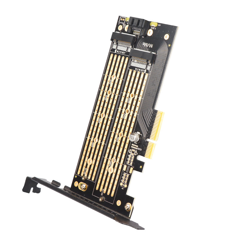 Adapter kartica M.2 NVMe SSD za desktop PCIe x4 sa SATA dvostrukim protokolom SK6