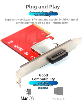 CFexpress Type B PCIe adaptér karta, model XQD-604, iné rozhranie, OEM spracovanie