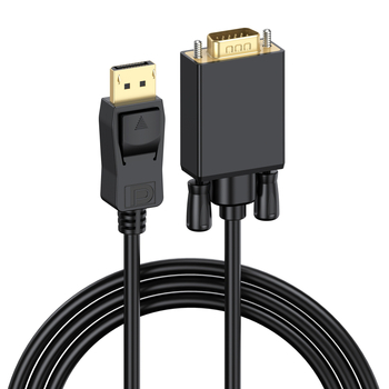 DP–VGA adapter kabel s DP sučeljem, visokou performansni integrirani čip, brzina prijenosa 10 Gbps, duljina kabela 0,3–3 m