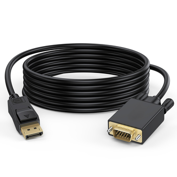DP–VGA adapter kabel s DP sučeljem, visokou performansni integrirani čip, brzina prijenosa 10 Gbps, duljina kabela 0,3–3 m