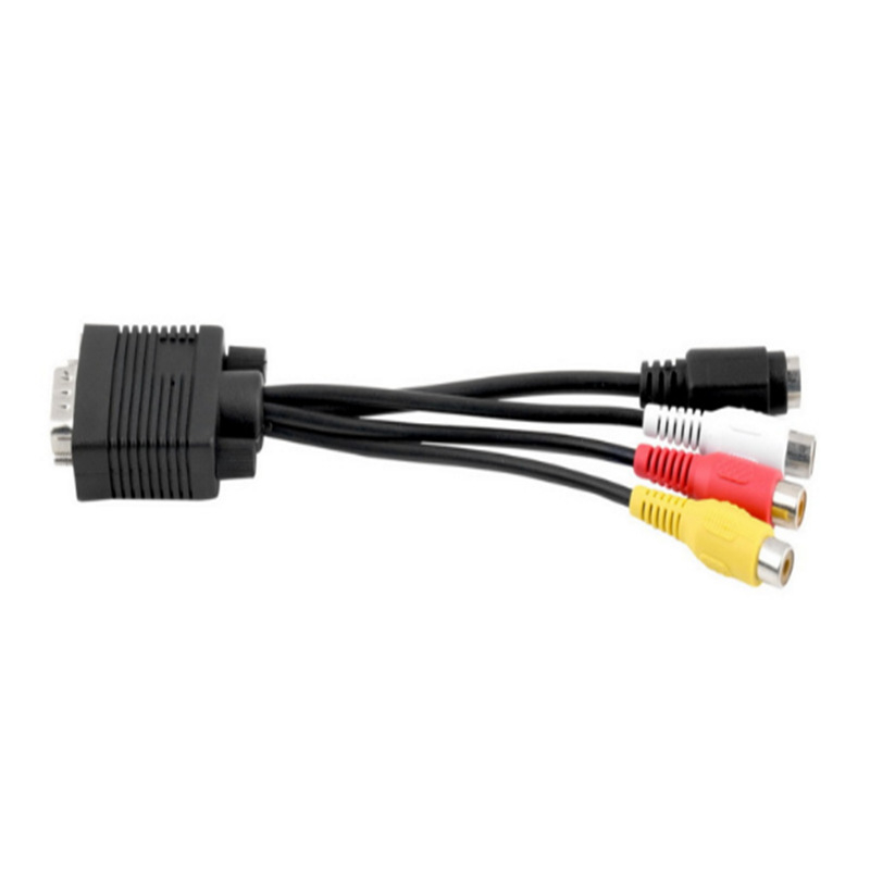 Patch kabel VGA na S-Video/AV s 1-4 splitterom, VGA sučelje, bakreno jezgro