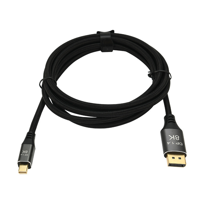 Mini DP na DP adapter kabel, DisplayPort 1.4, 40G širina pojasa, 8K kompatibilnost, pametni čip