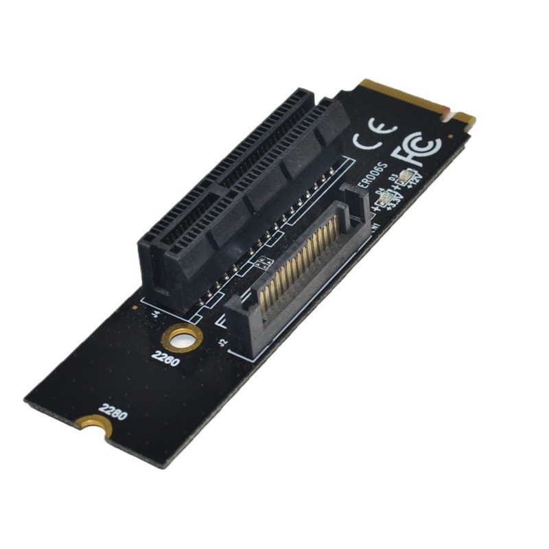 Adapter kartica M.2 Key M na PCIe, NGFF PCIe 1X/4X, NVMe podrška, LED indikator