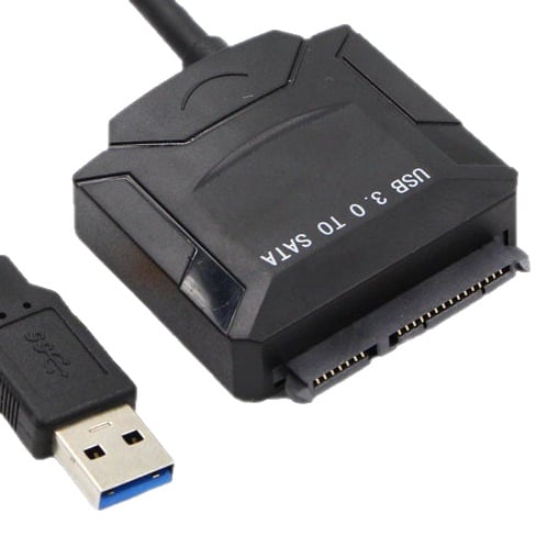 AWD8 cablu adaptor USB 3.0 la SATA pentru HDD/SSD de 2.5/3.5 inch, controler JM578, 35 cm, conductor din cupru, un singur capăt