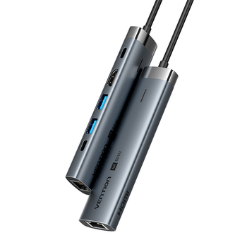 Weixun TGN σειρά USB-C σε HDMI και RJ45 Ethernet hub με USB 3.0×2 και USB 3.2 Gen 1 Type-C