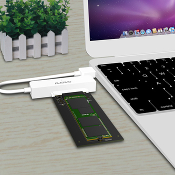 Maiwo KT042 Placă adaptor M.2/NGFF către SATA 3.0 cu port serial - Interfață multiplă