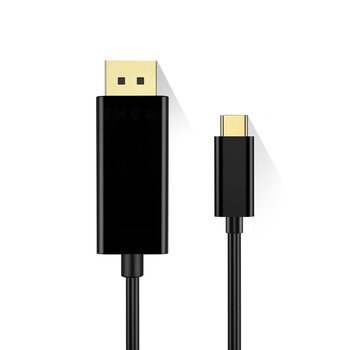Kábel Type-C na DP adaptér, USB 3.1, 4K60Hz, meďový jadro, konverný čip