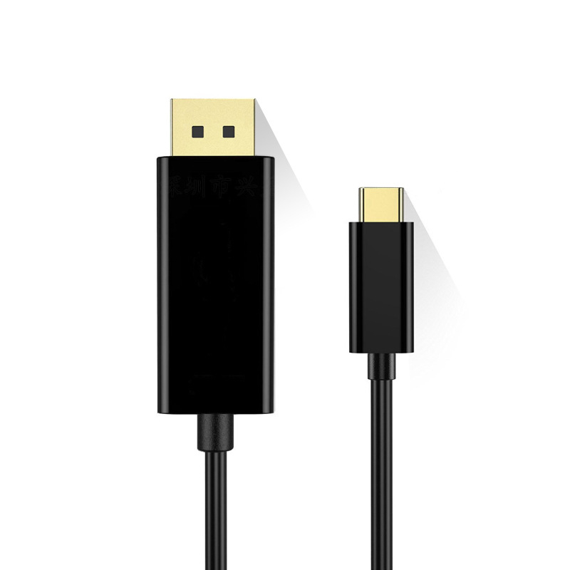 Kábel Type-C na DP adaptér, USB 3.1, 4K60Hz, meďový jadro, konverný čip