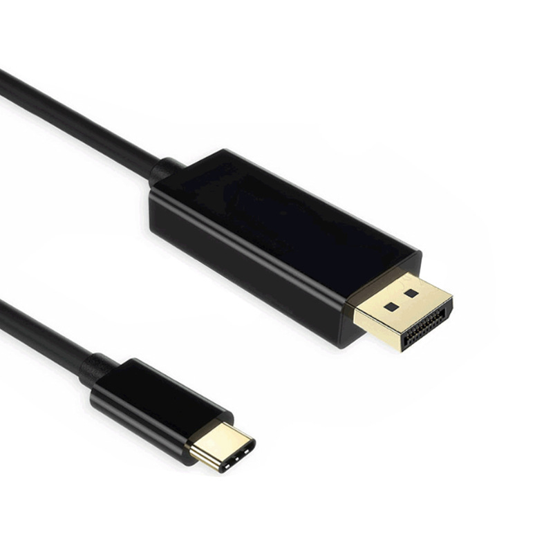 Kábel Type-C na DP adaptér, USB 3.1, 4K60Hz, meďový jadro, konverný čip