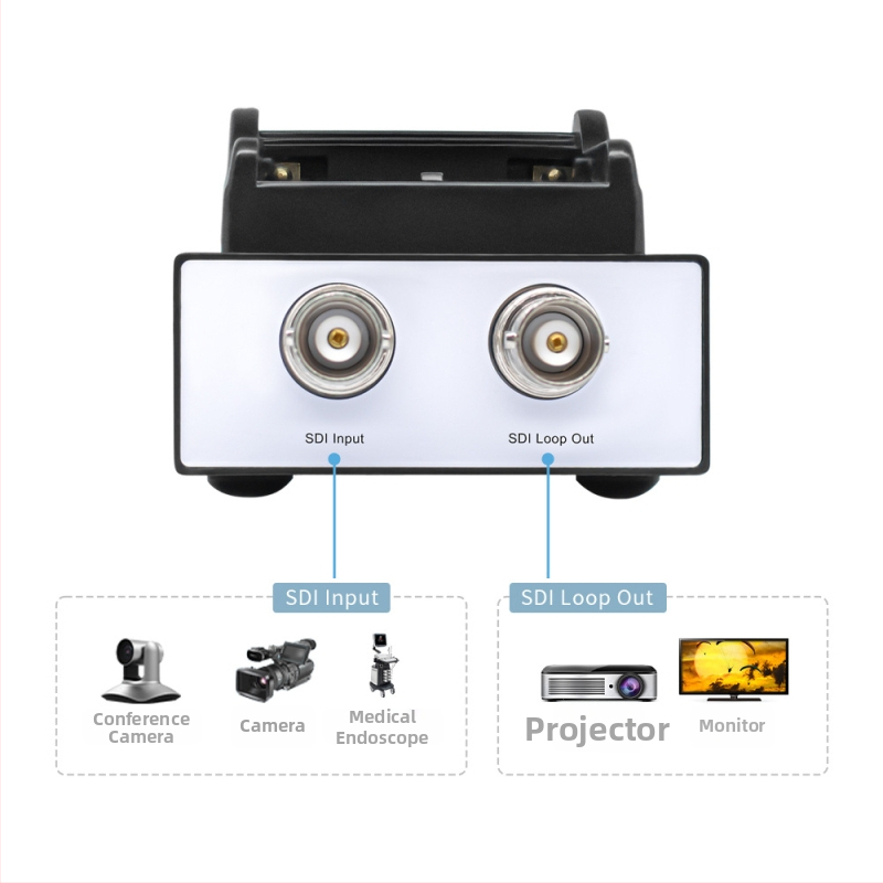 SDI video pārveidotājs ar HDMI izvadi, 1080p60, loop-out atbalsts, USB interfeiss, FPGA (Lattice) modelis UCT100B