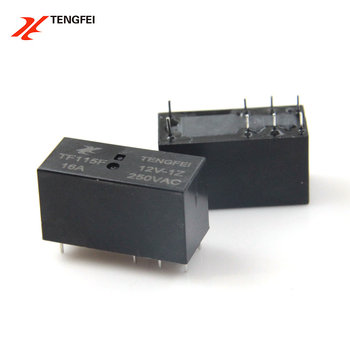 CNTENGFEI 115F seriālais DC relejs, 16A, 12V/24V dubultais spriegums, 8 pieslēgvietas, noslēgts elektromagnētiskais relejs