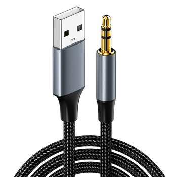 Lianpu USB na 3,5 mm audio kabel, pozlaćeni vodovi, bakrena žica, cínovano jezgro